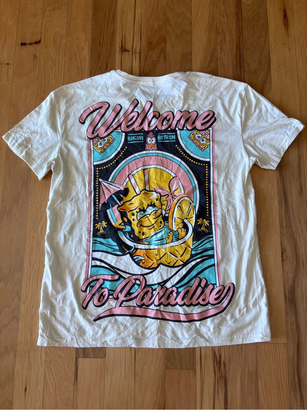 SpongeBob Bikini Bottom Paradise graphic tee